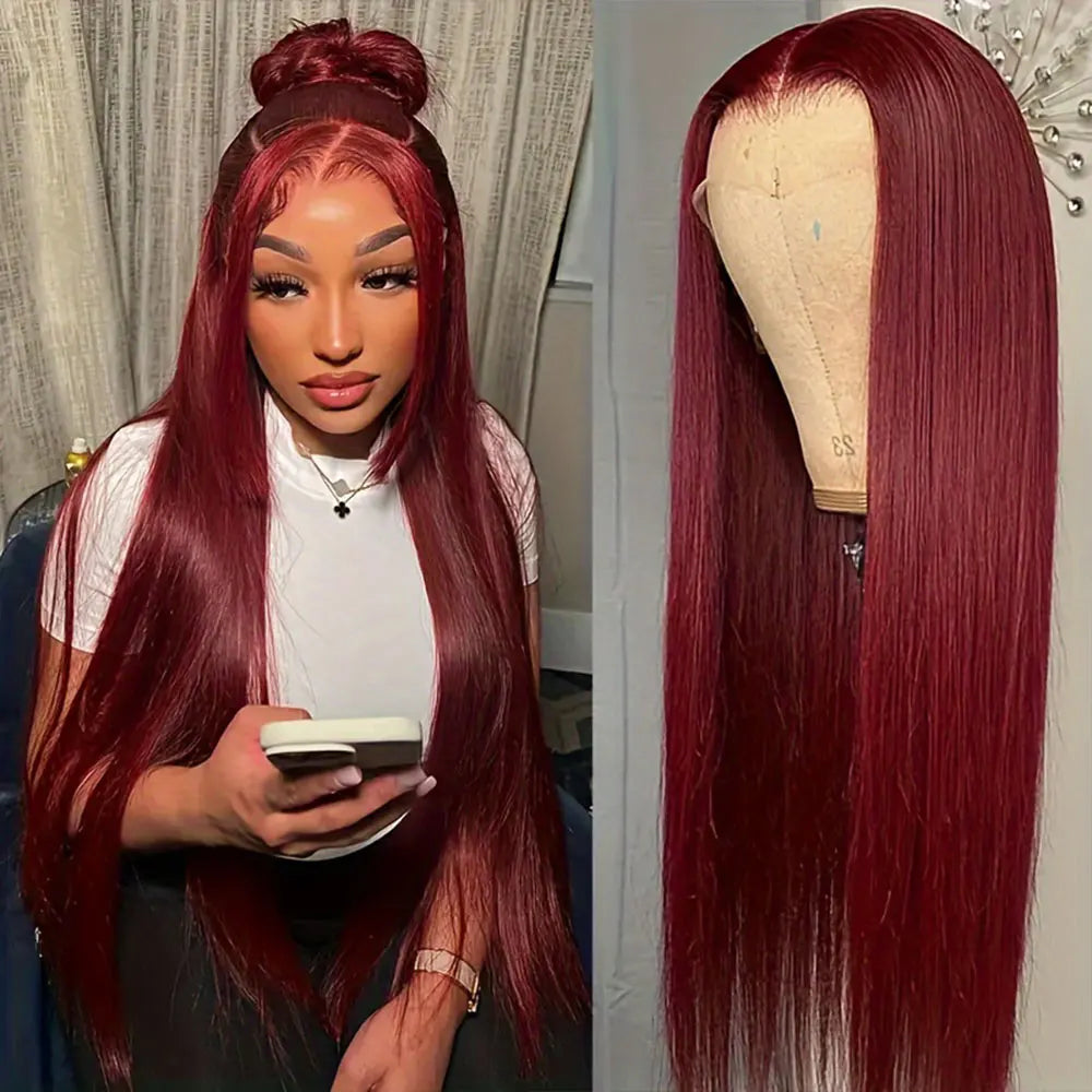 Blonde Wig Straight 613 Hd Lace Frontal Wig 13X6 13X4 Transparent Brazilian Straight Lace Front Wigs 30 34 Inch Human Hair