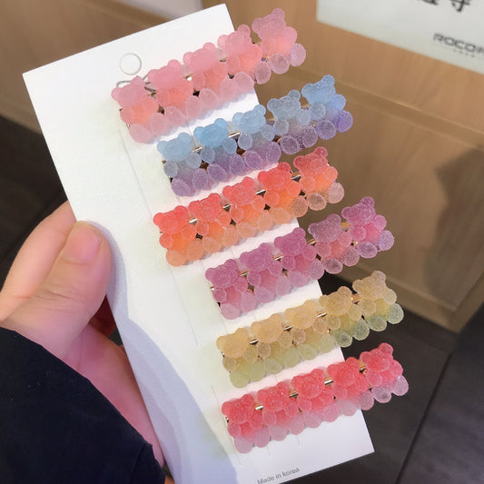 Cartoon Cute Girl Side Clip Sweet Bang Hairpin Hair Accessories For Women