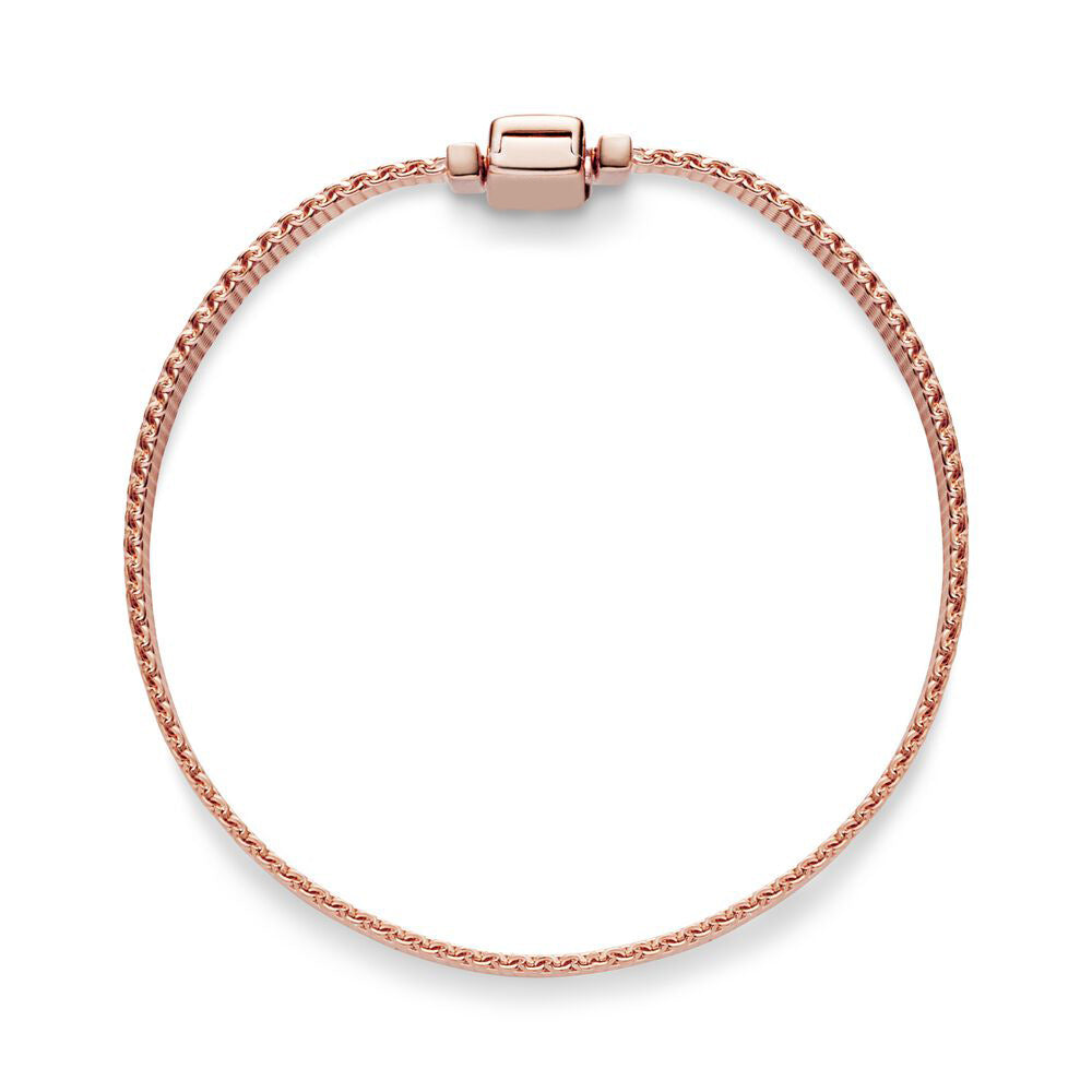 Rectangular Chain Link Mesh Chain Bracelet